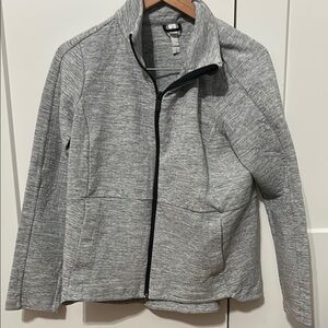 Gray Zip-Up Jacket